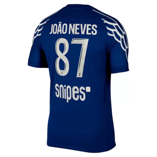 Levné Mužský Fotbalový Dres Paris Saint-Germain Joao Neves 87 Čtvrtý 2024-25