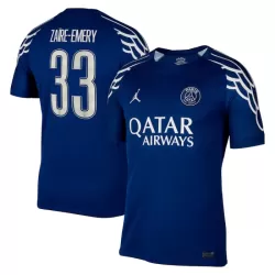 Levné Mužský Fotbalový Dres Paris Saint-Germain Zaire Emery 33 Čtvrtý 2024-25