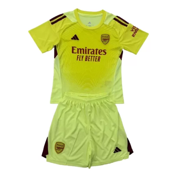 Levné Dětský Fotbalový Dres Arsenal Brankářské 2025-26 Levné Dětský Fotbalový Dres Arsenal Brankářské 2025-26