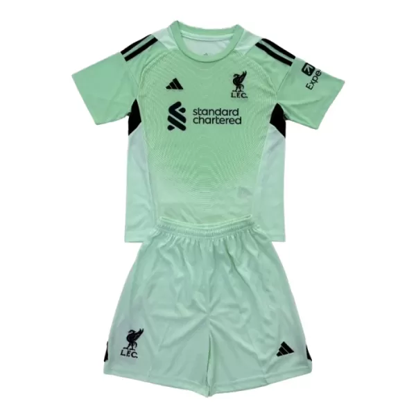 Levné Dětský Fotbalový Dres Liverpool Brankářské 2025-26 Zelená Levné Dětský Fotbalový Dres Liverpool Brankářské 2025-26 Zelená