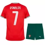 Levné Dětský Fotbalový Dres Portugalsko Ronaldo 7 Domácí 2025