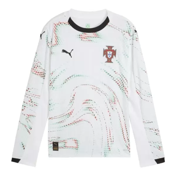 Levné Mužský Fotbalový Dres Portugalsko Venkovní 2025 Dlouhý Rukáv Levné Mužský Fotbalový Dres Portugalsko Venkovní 2025 Dlouhý Rukáv