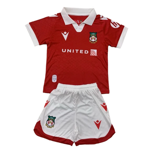 Levné Dětský Fotbalový Dres Wrexham Domácí 2024-25 Levné Dětský Fotbalový Dres Wrexham Domácí 2024-25