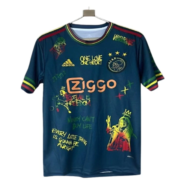 Levné Mužský Fotbalový Dres Ajax x Bob Marley 2024-25 Navy Levné Mužský Fotbalový Dres Ajax x Bob Marley 2024-25 Navy