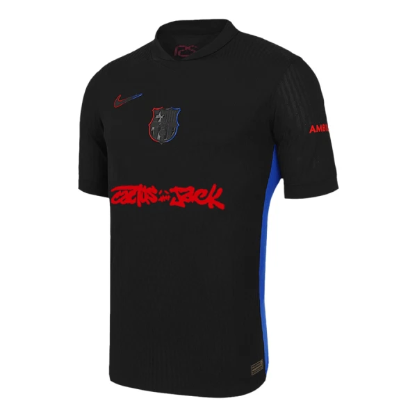 Levné Mužský Fotbalový Dres FC Barcelona x Travis Scott Venkovní 2024-25 Levné Mužský Fotbalový Dres FC Barcelona x Travis Scott Venkovní 2024-25