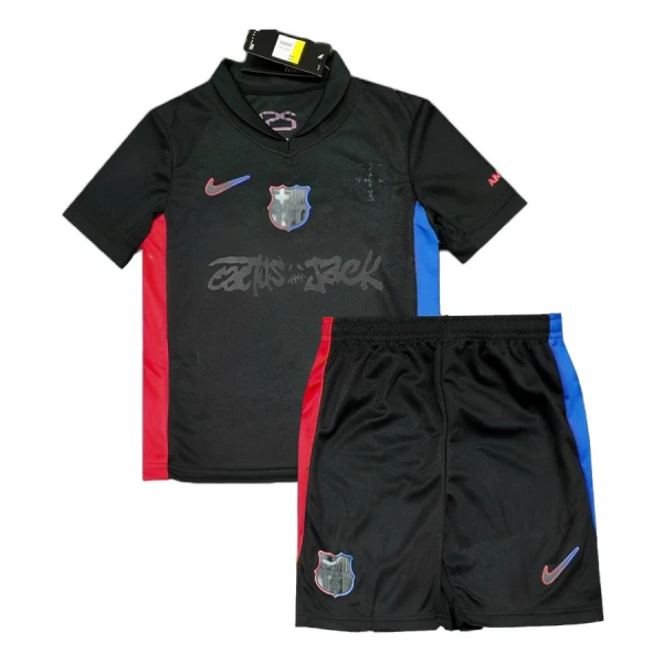 Levné Dětský Fotbalový Dres FC Barcelona x Travis Scott Venkovní 2024-25 Levné Dětský Fotbalový Dres FC Barcelona x Travis Scott Venkovní 2024-25