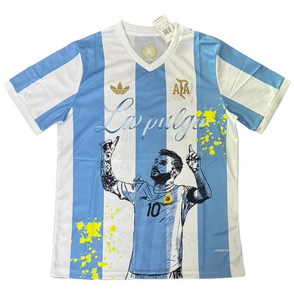 Levné Mužský Fotbalový Dres Argentina Messi 2025 - Speciální Levné Mužský Fotbalový Dres Argentina Messi 2025 - Speciální
