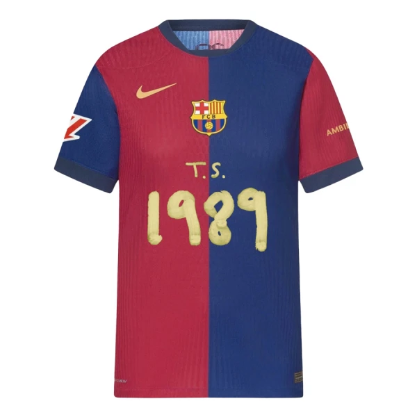 Levné Mužský Fotbalový Dres Barcelona x Taylor Swift Domácí 2024-25 - Speciální Levné Mužský Fotbalový Dres Barcelona x Taylor Swift Domácí 2024-25 - Speciální