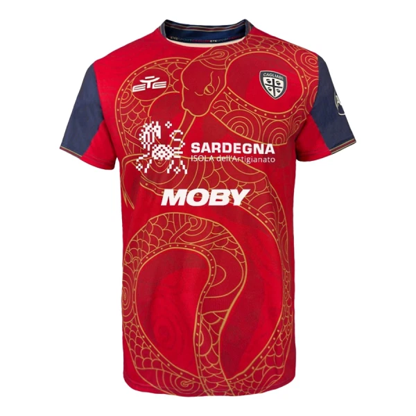 Levné Mužský Fotbalový Dres Cagliari Calcio 2024-25 - Speciální