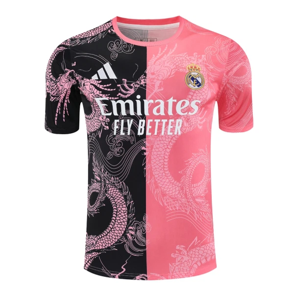 Levné Mužský Fotbalový Dres Real Madrid Dragon 2024-25 Růžová Levné Mužský Fotbalový Dres Real Madrid Dragon 2024-25 Růžová