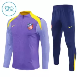 Levné Dětský Atlético Madrid Tréninkové teplákové soupravy Čtvrt-Zip 2025-26 Levné Dětský Atlético Madrid Tréninkové teplákové soupravy Čtvrt-Zip 2025-26