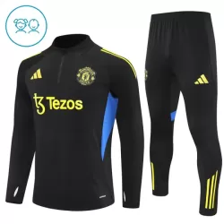 Levné Dětský Manchester United Tréninkové teplákové soupravy Čtvrt-Zip 2025-26 Levné Dětský Manchester United Tréninkové teplákové soupravy Čtvrt-Zip 2025-26