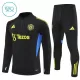 Levné Dětský Manchester United Tréninkové teplákové soupravy Čtvrt-Zip 2025-26 Levné Dětský Manchester United Tréninkové teplákové soupravy Čtvrt-Zip 2025-26