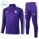 Levné Dětský Real Madrid Tréninkové teplákové soupravy Čtvrt-Zip 2025-26 Levné Dětský Real Madrid Tréninkové teplákové soupravy Čtvrt-Zip 2025-26