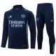 Levné Mužský Arsenal Tréninkové teplákové soupravy Čtvrt-Zip 2025-26 Navy