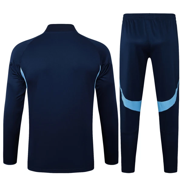 Levné Mužský Arsenal Tréninkové teplákové soupravy Čtvrt-Zip 2025-26 Navy