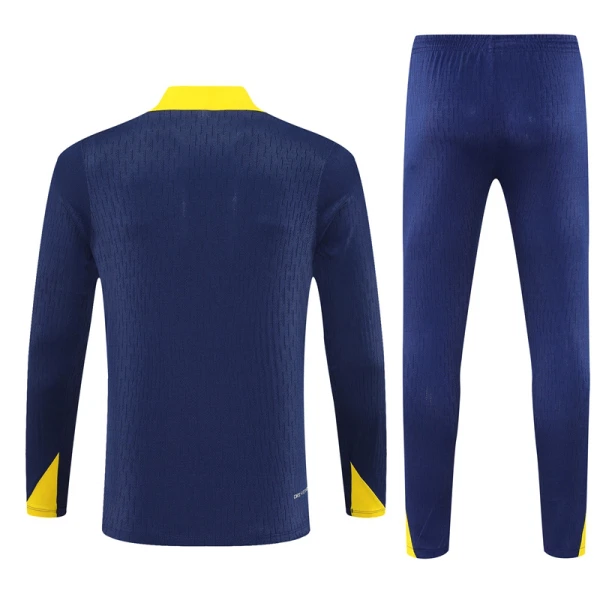 Levné Mužský Atlético Madrid Tréninkové teplákové soupravy Čtvrt-Zip 2025-26 Navy
