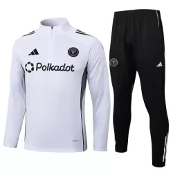 Levné Mužský Inter Miami CF Tréninkové teplákové soupravy Čtvrt-Zip 2025-26 Bílá Levné Mužský Inter Miami CF Tréninkové teplákové soupravy Čtvrt-Zip 2025-26 Bílá