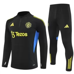 Levné Mužský Manchester United Tréninkové teplákové soupravy Čtvrt-Zip 2025-26 Levné Mužský Manchester United Tréninkové teplákové soupravy Čtvrt-Zip 2025-26