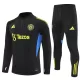 Levné Mužský Manchester United Tréninkové teplákové soupravy Čtvrt-Zip 2025-26 Levné Mužský Manchester United Tréninkové teplákové soupravy Čtvrt-Zip 2025-26