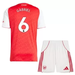 Levné Dětský Fotbalový Dres Arsenal Gabriel 6 Domácí 2025-26