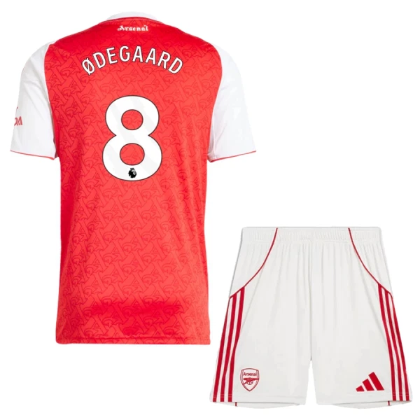 Levné Dětský Fotbalový Dres Arsenal Odegaard 8 Domácí 2025-26 Levné Dětský Fotbalový Dres Arsenal Odegaard 8 Domácí 2025-26