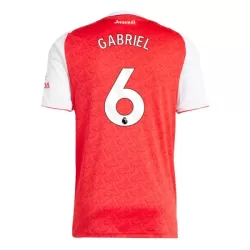 Levné Mužský Fotbalový Dres Arsenal Gabriel 6 Domácí 2025-26