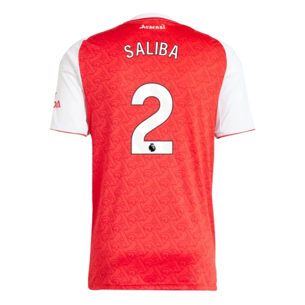 Levné Mužský Fotbalový Dres Arsenal Saliba 2 Domácí 2025-26