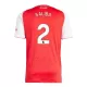 Levné Mužský Fotbalový Dres Arsenal Saliba 2 Domácí 2025-26