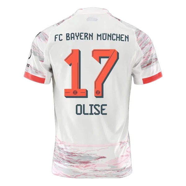 Levné Dětský Fotbalový Dres FC Bayern Mnichov Olise 17 Venkovní 2025-26