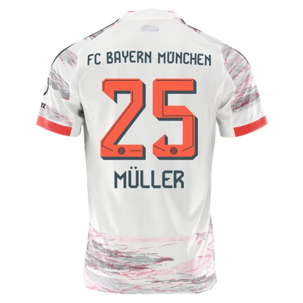 Levné Dětský Fotbalový Dres FC Bayern Mnichov Thomas Muller 25 Venkovní 2025-26