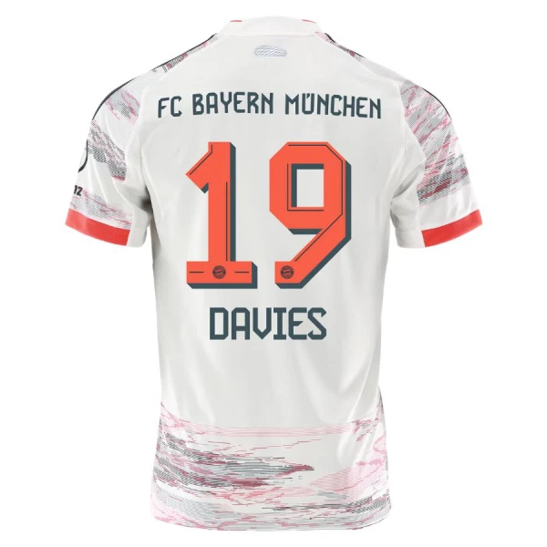 Levné Mužský Fotbalový Dres FC Bayern Mnichov Alphonso Davies 19 Venkovní 2025-26 Levné Mužský Fotbalový Dres FC Bayern Mnichov Alphonso Davies 19 Venkovní 2025-26