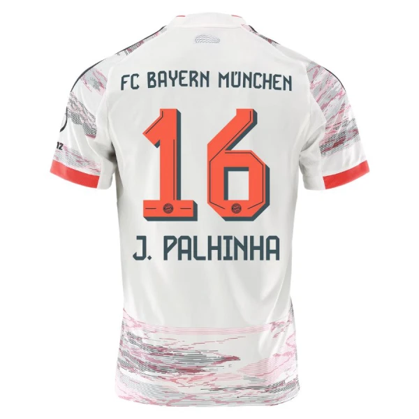 Levné Mužský Fotbalový Dres FC Bayern Mnichov J. Palhinha 16 Venkovní 2025-26 Levné Mužský Fotbalový Dres FC Bayern Mnichov J. Palhinha 16 Venkovní 2025-26