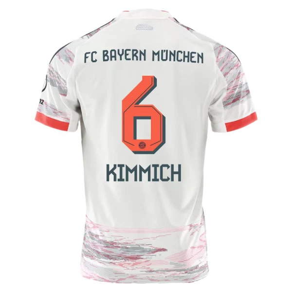 Levné Mužský Fotbalový Dres FC Bayern Mnichov Joshua Kimmich 6 Venkovní 2025-26 Levné Mužský Fotbalový Dres FC Bayern Mnichov Joshua Kimmich 6 Venkovní 2025-26