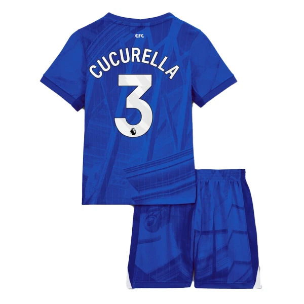 Levné Dětský Fotbalový Dres Chelsea Cucurella 3 Domácí 2025-26 Levné Dětský Fotbalový Dres Chelsea Cucurella 3 Domácí 2025-26