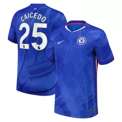 Levné Mužský Fotbalový Dres Chelsea Caicedo 25 Domácí 2025-26