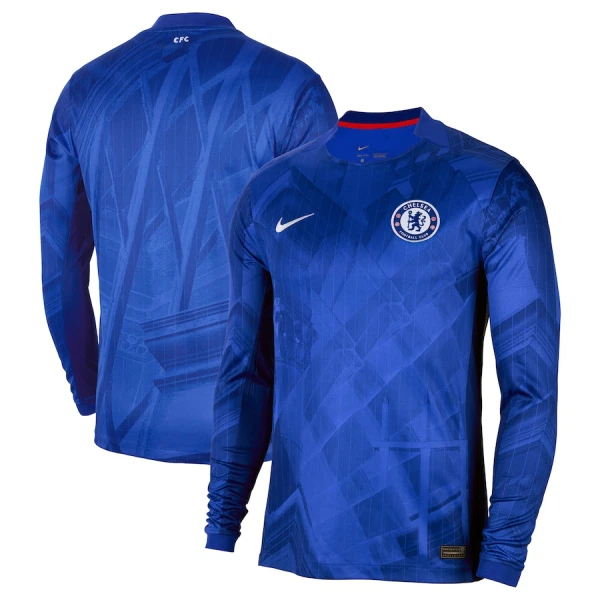Levné Mužský Fotbalový Dres Chelsea Domácí 2025-26 Dlouhý Rukáv Levné Mužský Fotbalový Dres Chelsea Domácí 2025-26 Dlouhý Rukáv