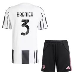Levné Dětský Fotbalový Dres Juventus Bremer 3 Domácí 2025-26 Levné Dětský Fotbalový Dres Juventus Bremer 3 Domácí 2025-26