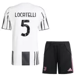 Levné Dětský Fotbalový Dres Juventus Locatelli 5 Domácí 2025-26