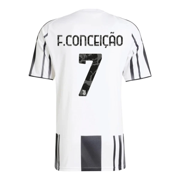 Levné Mužský Fotbalový Dres Juventus F. Conceicao 7 Domácí 2025-26 Levné Mužský Fotbalový Dres Juventus F. Conceicao 7 Domácí 2025-26