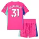 Levné Dětský Fotbalový Dres Manchester City Ederson M. 31 Brankářské 2025-26 Růžová Levné Dětský Fotbalový Dres Manchester City Ederson M. 31 Brankářské 2025-26 Růžová
