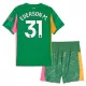 Levné Dětský Fotbalový Dres Manchester City Ederson M. 31 Brankářské 2025-26 Zelená Levné Dětský Fotbalový Dres Manchester City Ederson M. 31 Brankářské 2025-26 Zelená