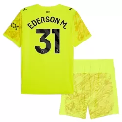 Levné Dětský Fotbalový Dres Manchester City Ederson M. 31 Brankářské 2025-26 Žlutá Levné Dětský Fotbalový Dres Manchester City Ederson M. 31 Brankářské 2025-26 Žlutá