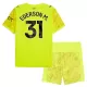 Levné Dětský Fotbalový Dres Manchester City Ederson M. 31 Brankářské 2025-26 Žlutá Levné Dětský Fotbalový Dres Manchester City Ederson M. 31 Brankářské 2025-26 Žlutá