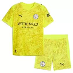 Levné Dětský Fotbalový Dres Manchester City Ederson M. 31 Brankářské 2025-26 Žlutá