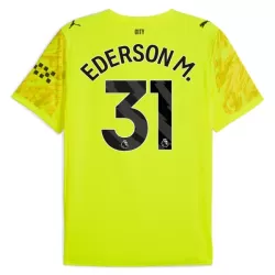 Levné Mužský Fotbalový Dres Manchester City Ederson M. 31 Brankářské 2025-26 Žlutá Levné Mužský Fotbalový Dres Manchester City Ederson M. 31 Brankářské 2025-26 Žlutá