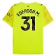Levné Mužský Fotbalový Dres Manchester City Ederson M. 31 Brankářské 2025-26 Žlutá Levné Mužský Fotbalový Dres Manchester City Ederson M. 31 Brankářské 2025-26 Žlutá