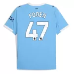 Levné Mužský Fotbalový Dres Manchester City Foden 47 Domácí 2025-26