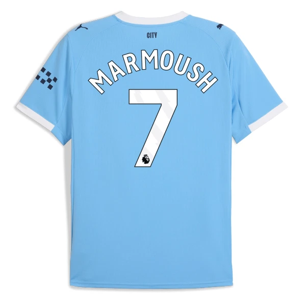 Levné Mužský Fotbalový Dres Manchester City Marmoush 7 Domácí 2025-26 Levné Mužský Fotbalový Dres Manchester City Marmoush 7 Domácí 2025-26