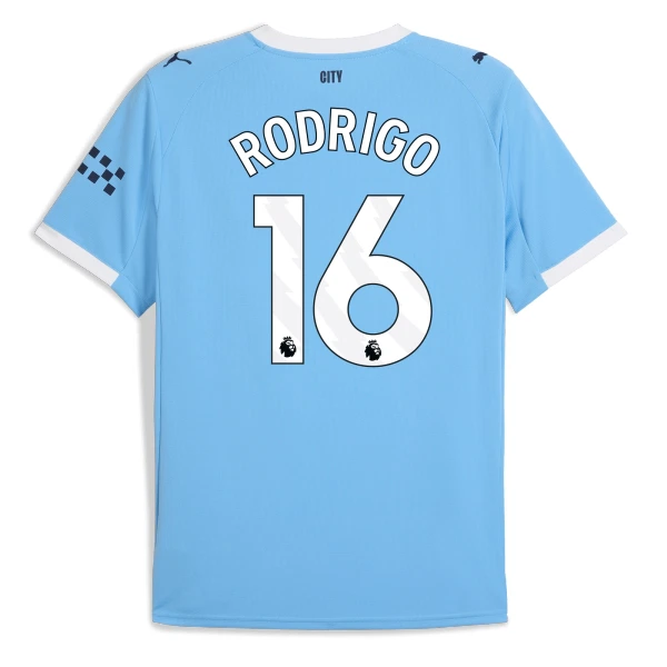 Levné Mužský Fotbalový Dres Manchester City Rodrigo 16 Domácí 2025-26